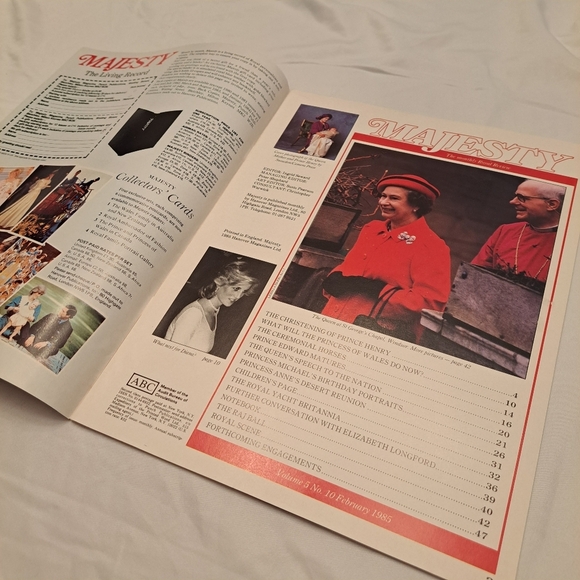 Majesty Magazine Volume 5 No 10 February 1985 Printed In England Royal Family - Picture 7 of 9